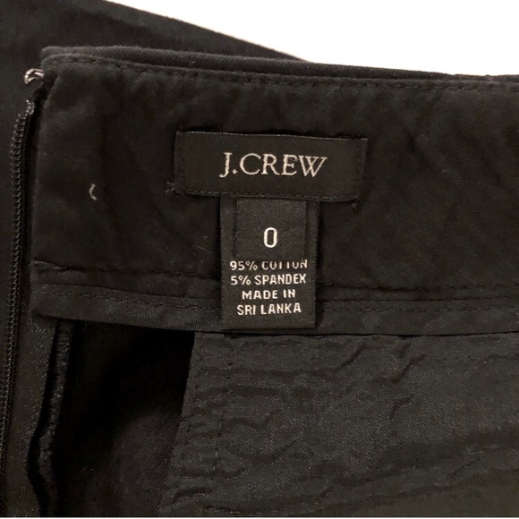 J Crew No. 2 pencil skirt in black size 0, 35582 - Picture 6 of 7